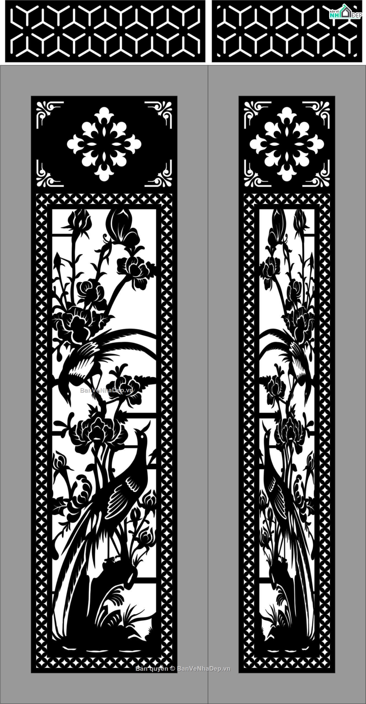 File cổng 2 cánh cnc,cổng cnc tứ quý,2 cánh cnc,file cnc cổng 2 cánh